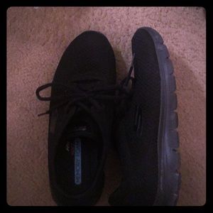 Black Sketchers Shoes